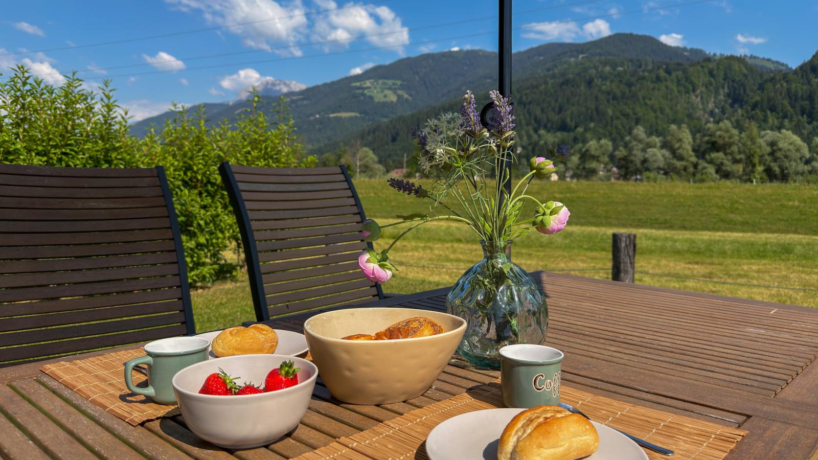 Rattendorf 23A - Aussicht Sommer