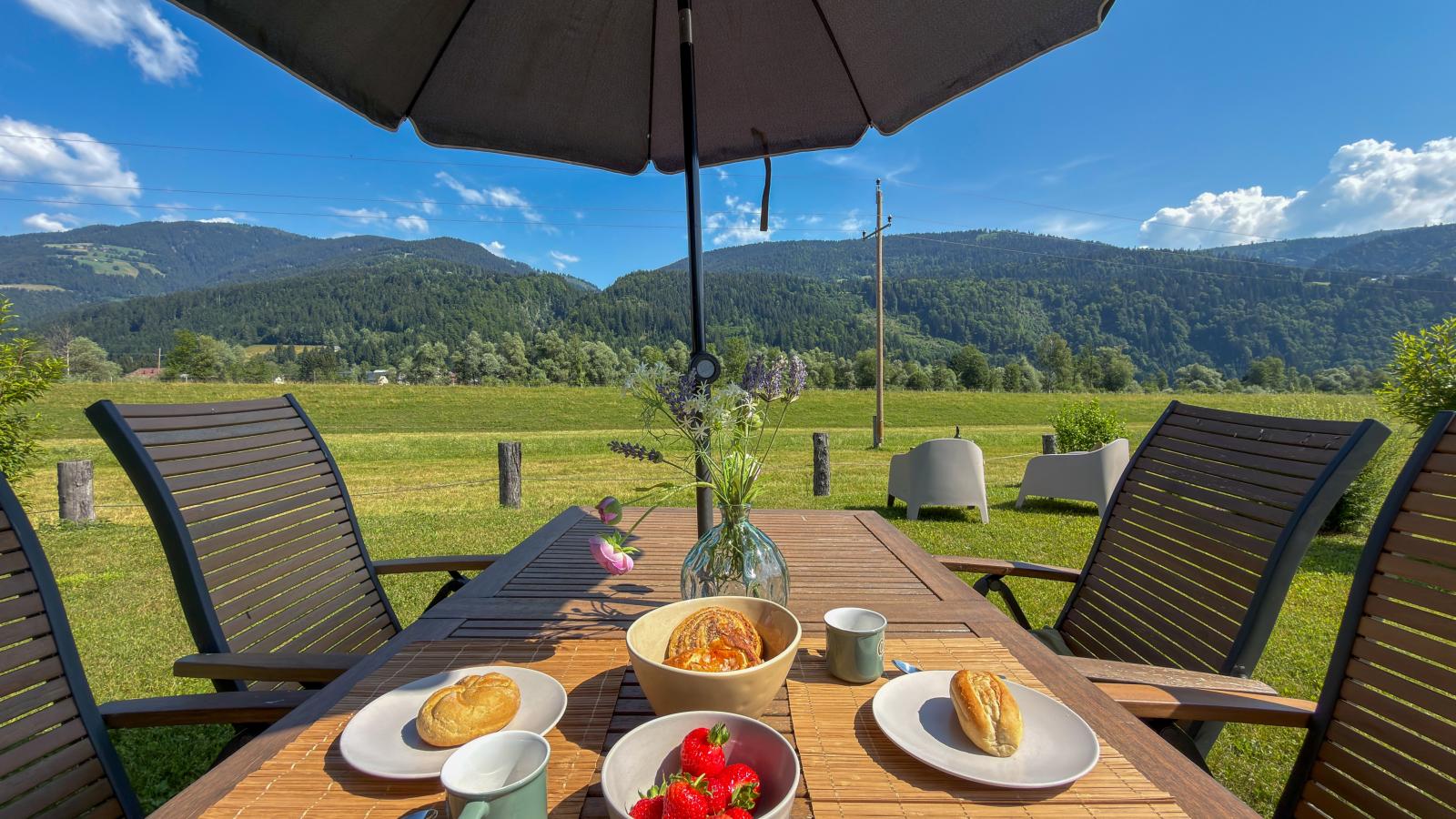 Rattendorf 23A - Aussicht Sommer
