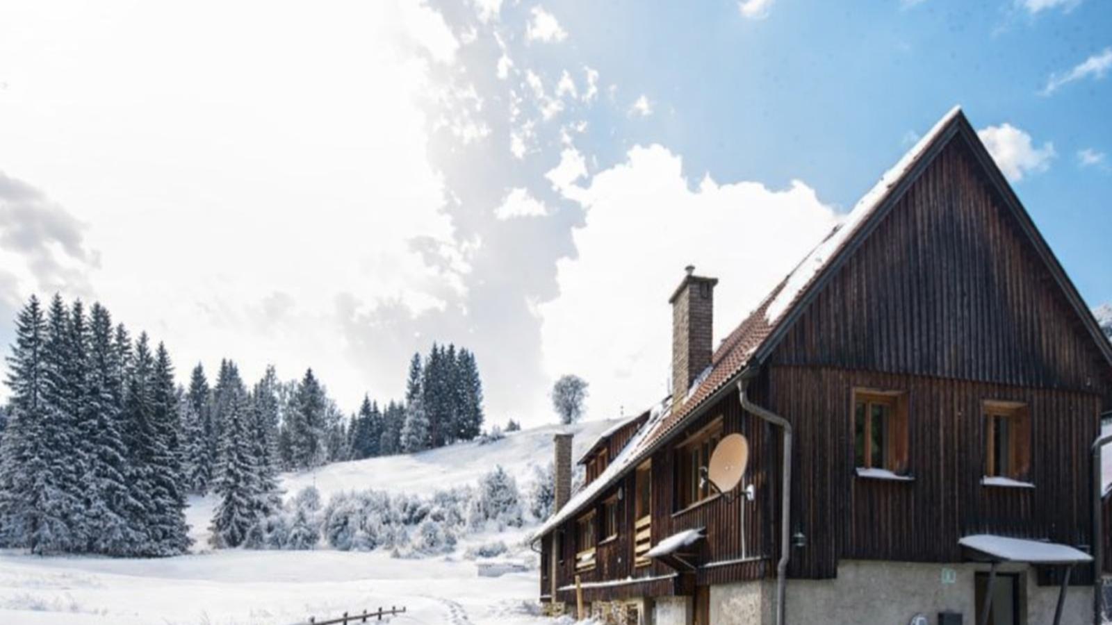 Landhaus Alpenblick Grebenzen - Außenbereich Winter