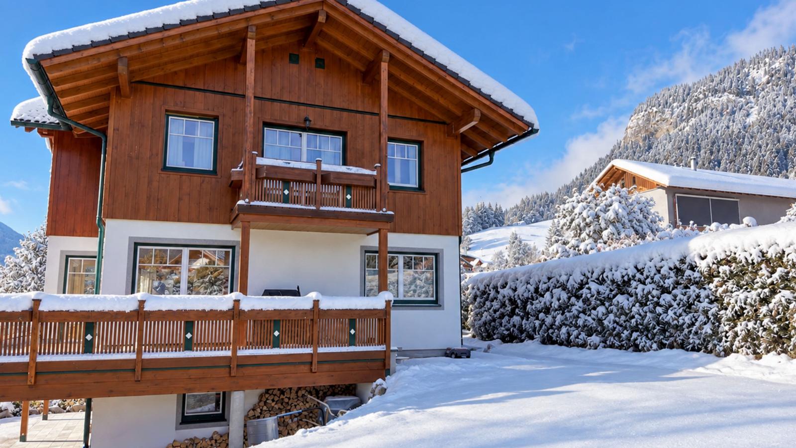 Landhaus Alpenblick Tauplitz - Exterieur winter