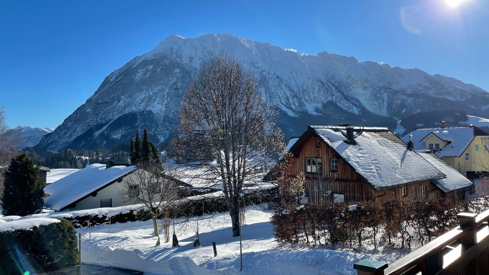 Landhaus Alpenblick Tauplitz - Vue d'hiver