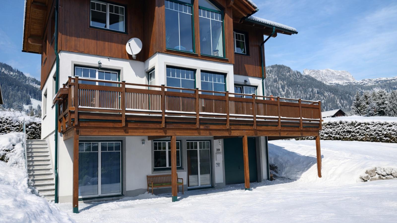 Landhaus Alpenblick Tauplitz - Extérieur hiver