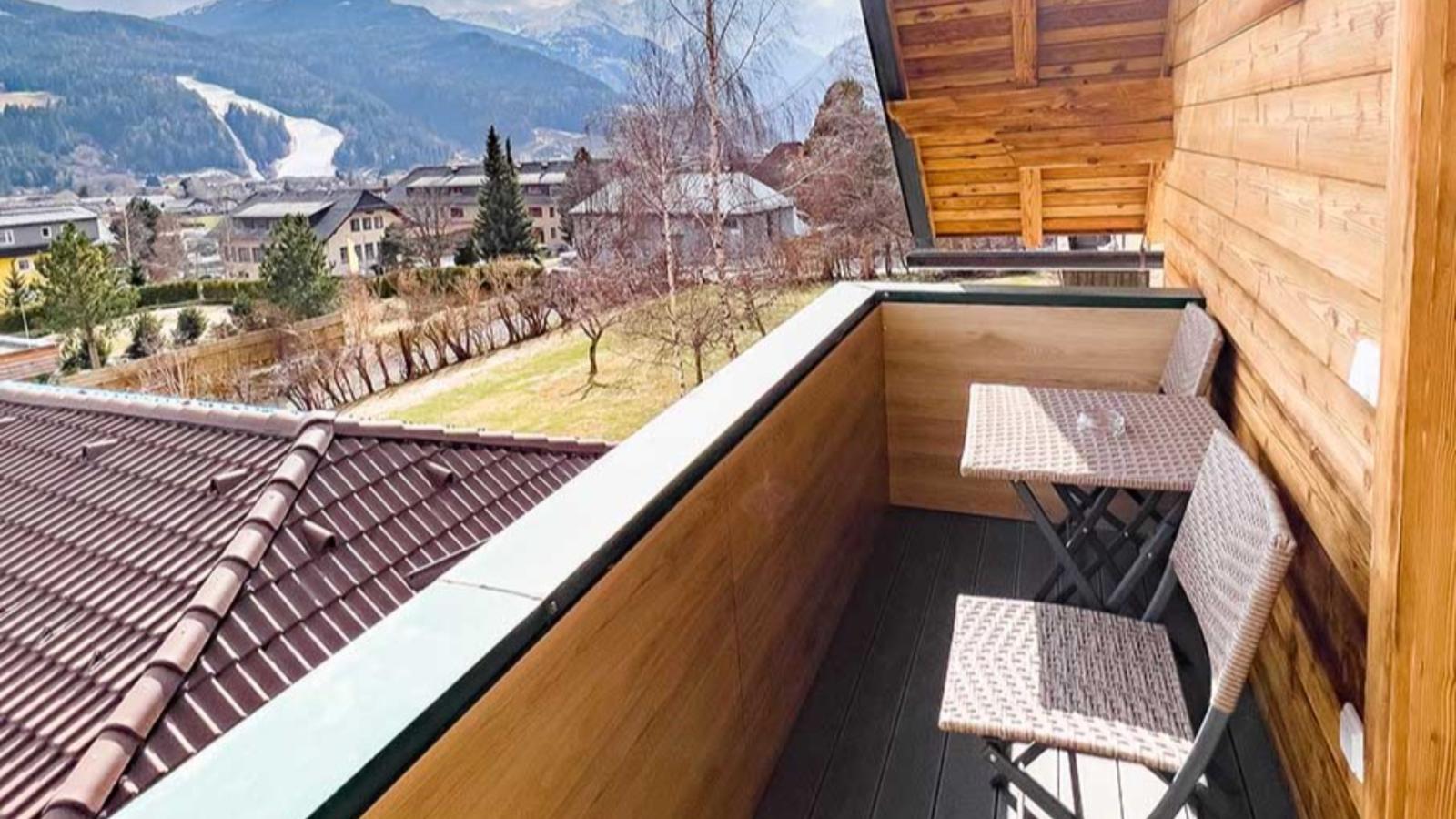 Chalet-Apartment Alpenresidenz - Terrasbalkon