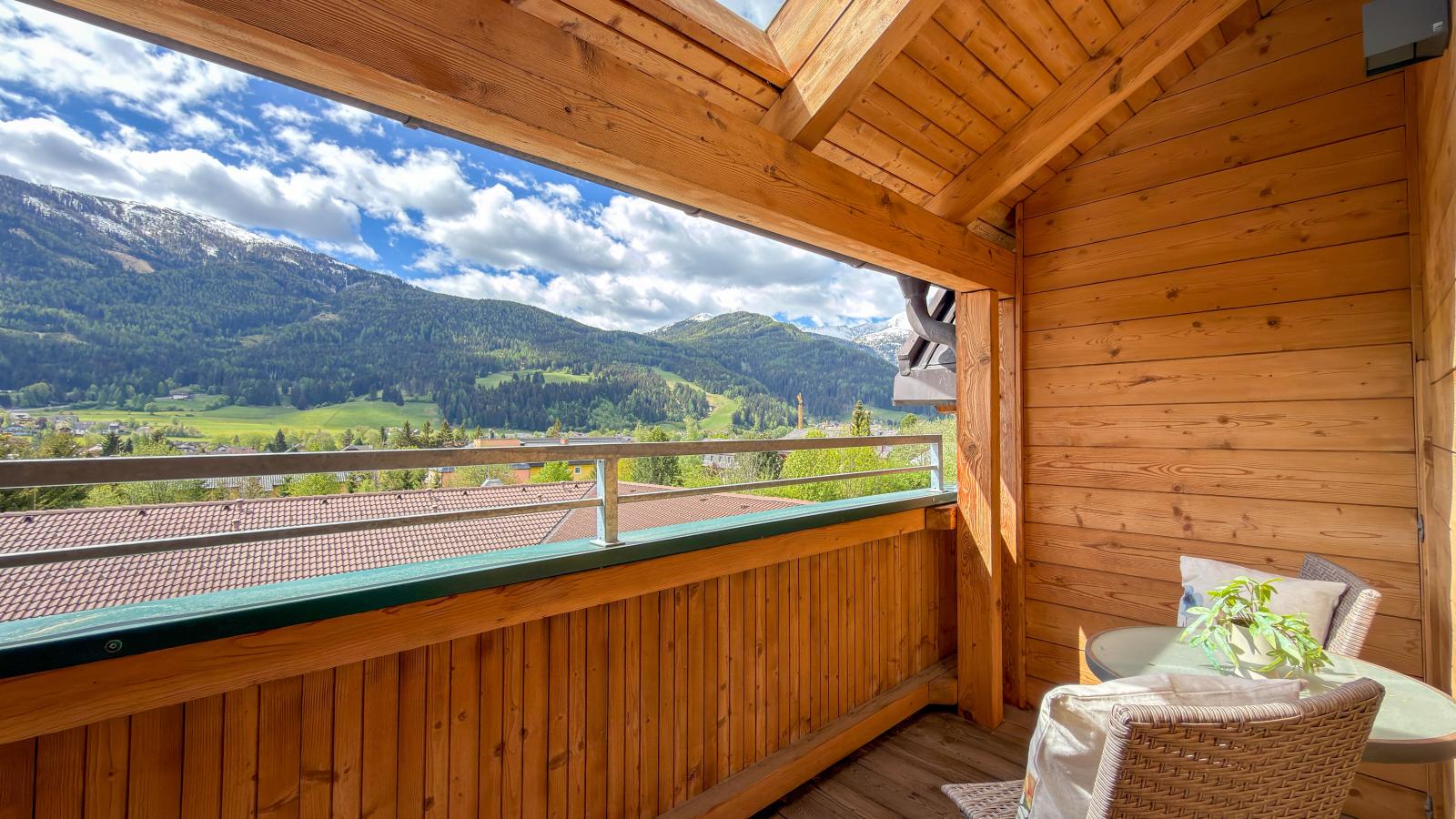 Chalet-Apartment Alpenresidenz - Uitzicht zomer