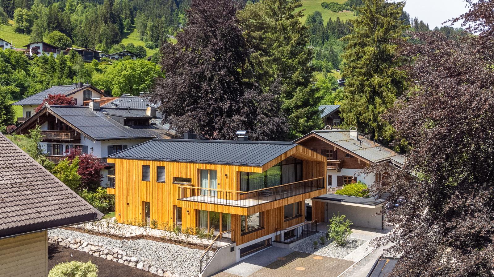 Chalet Marchfeld Top 1 - Außenbereich Sommer