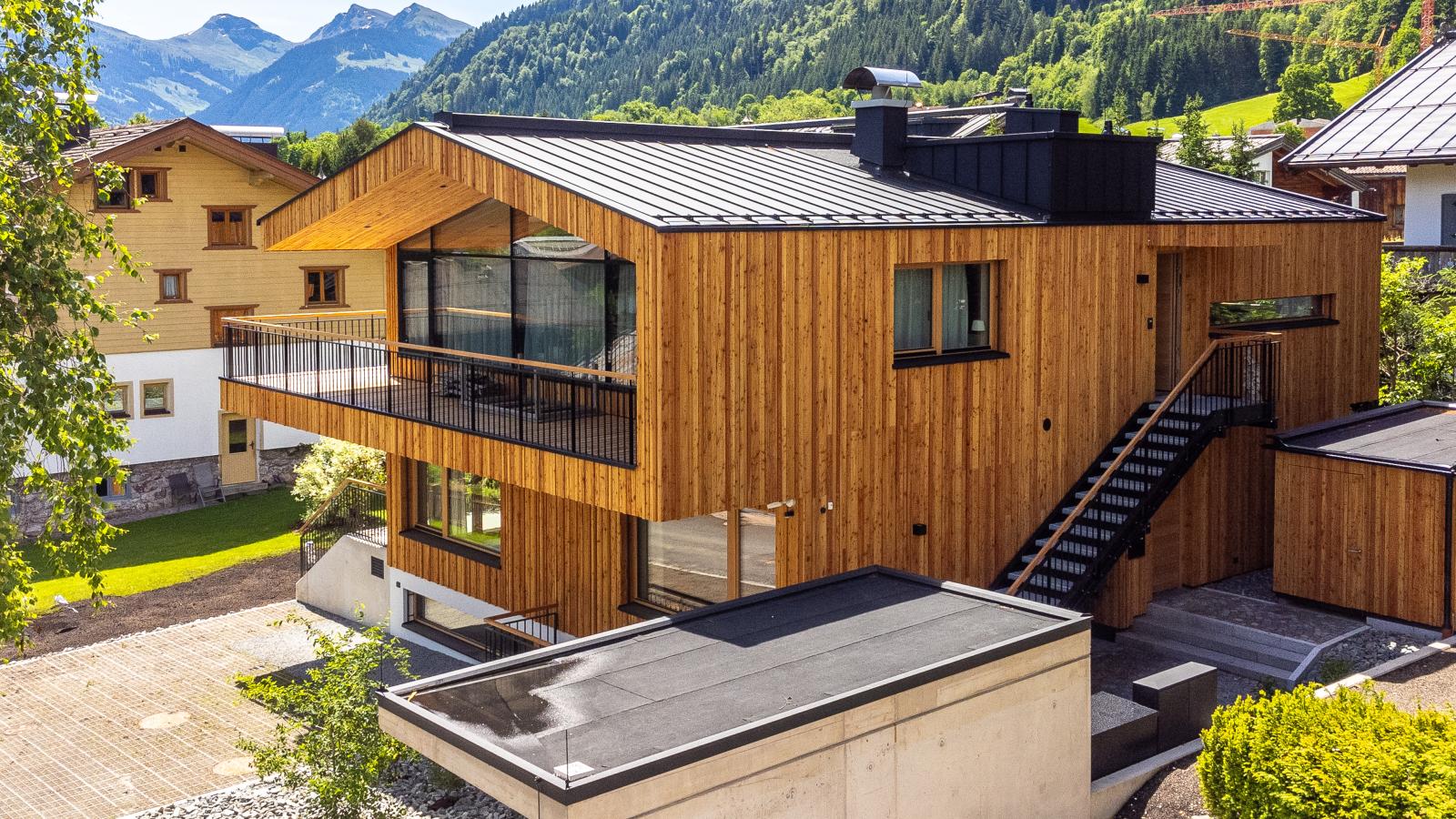 Chalet Marchfeld Top 1 - Außenbereich Sommer