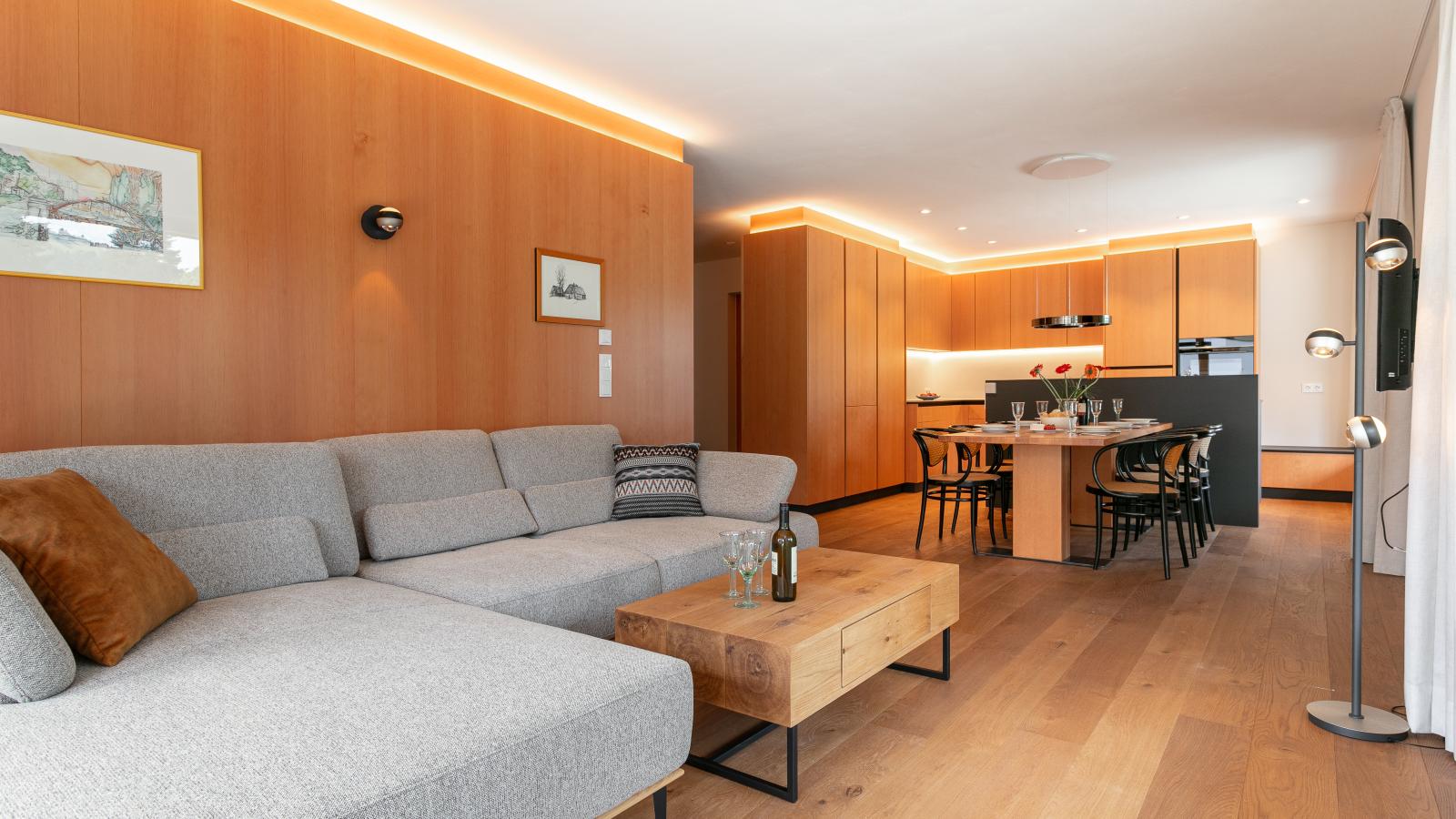 Chalet Marchfeld Top 1 - Wohnzimmer