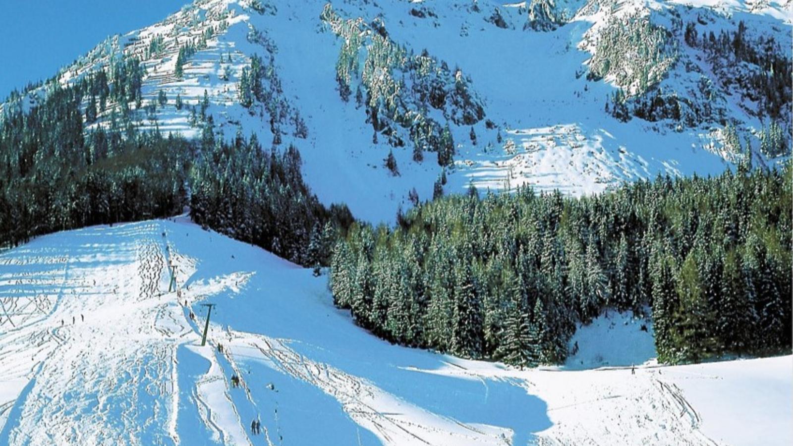 Almhütte Seebergalm - Gebied winter 1km