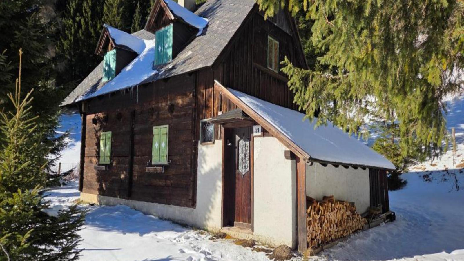 Almhütte Seebergalm - Exterieur winter