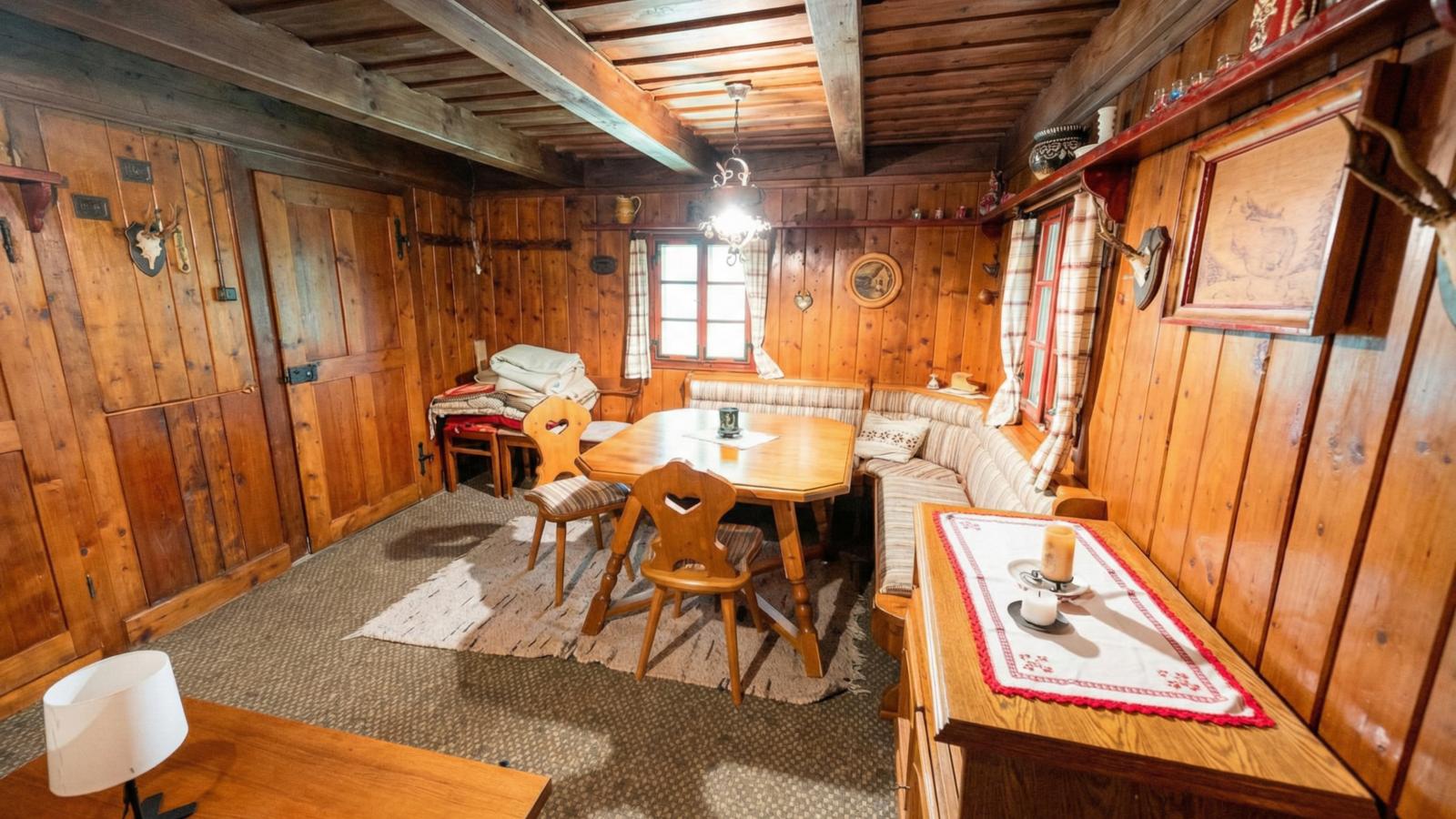 Almhütte Seebergalm - Woonkamer