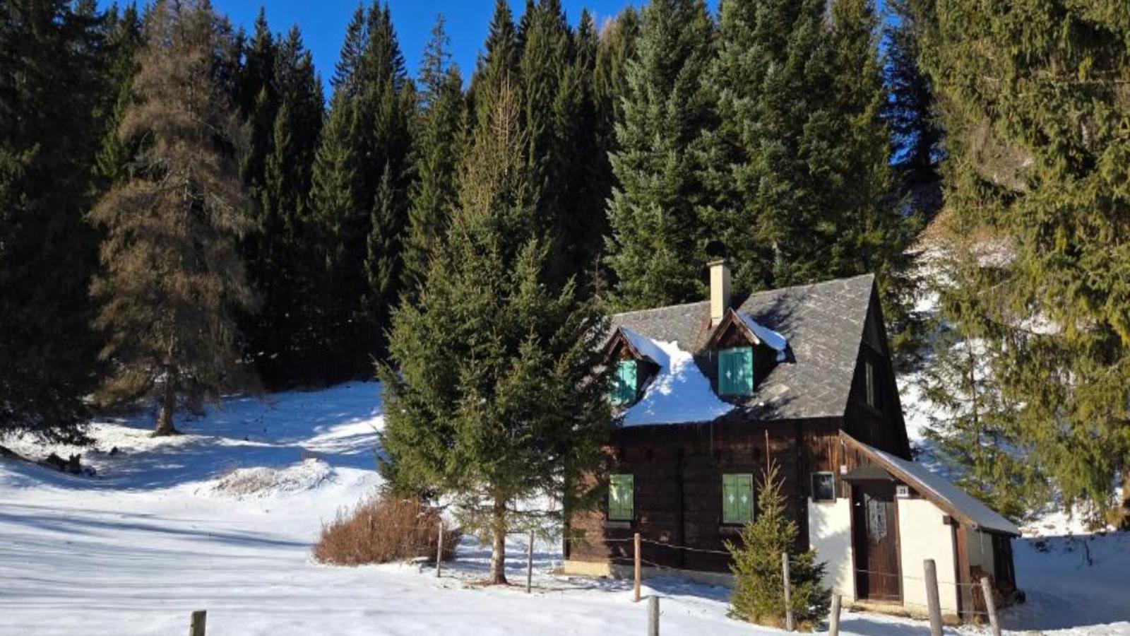 Almhütte Seebergalm - Exterieur winter