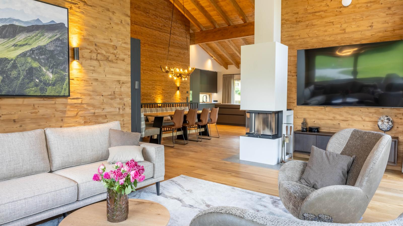 Dachstein Grand Alpine Lodge - Living room