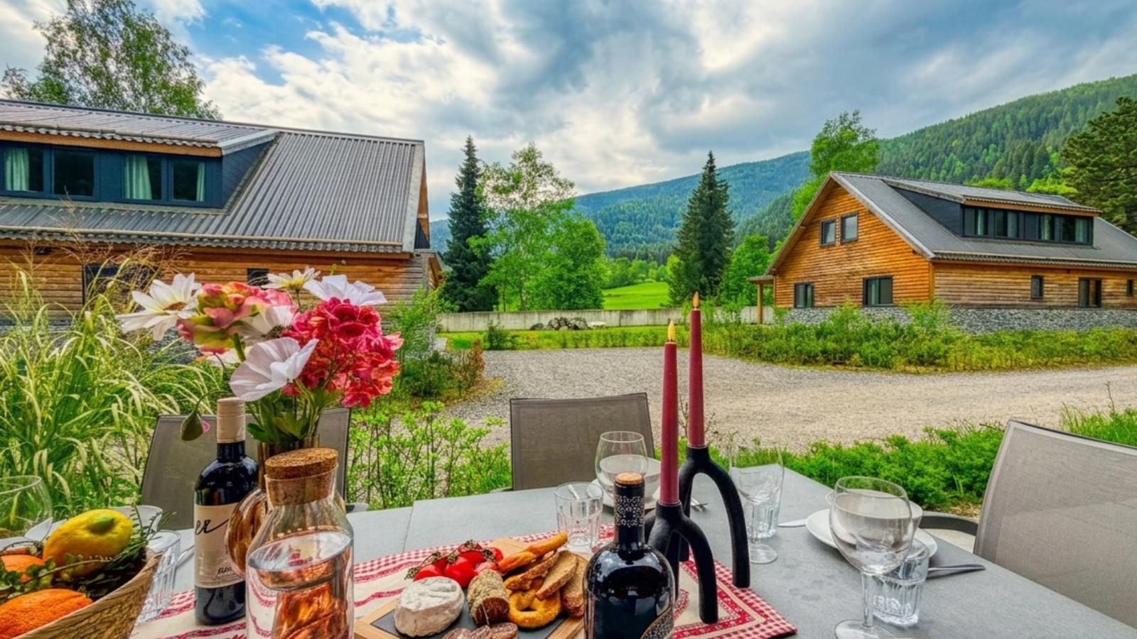 Alpenchalet Afritz am See - Aussicht Sommer