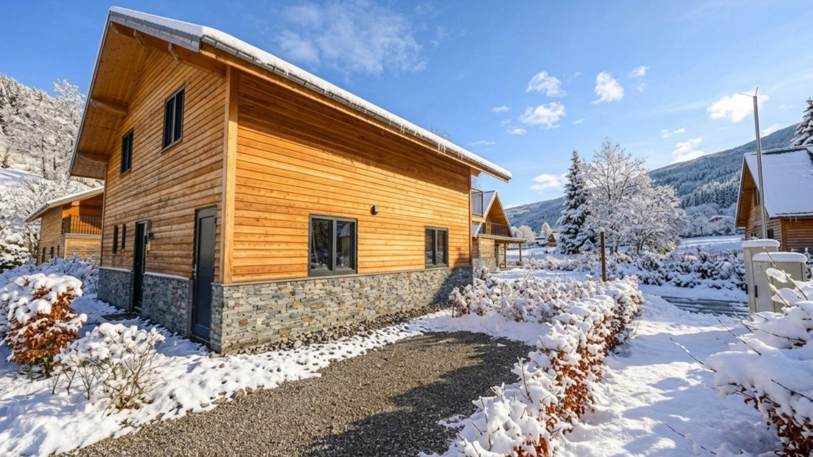 Alpenchalet Afritz am See - Exterieur winter