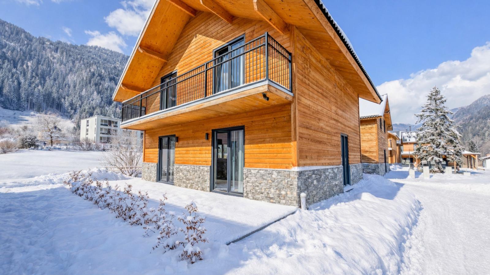 Alpenchalet Afritz am See - Exterior in winter