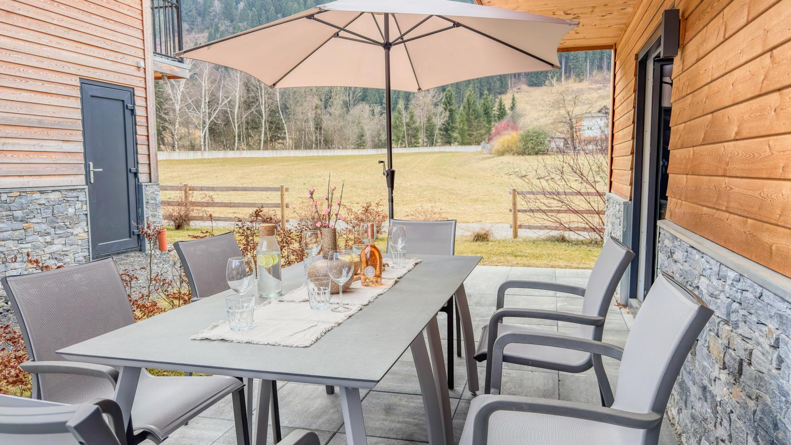 Alpenchalet Afritz am See - Terrace balcony