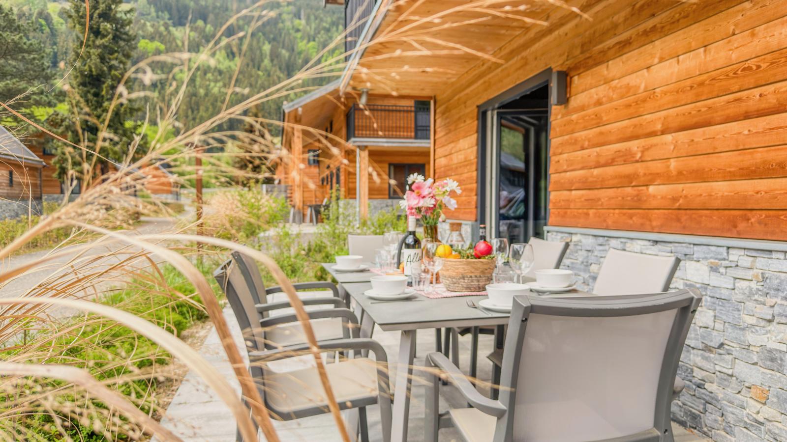 Alpenchalet Afritz am See - Terrasbalkon