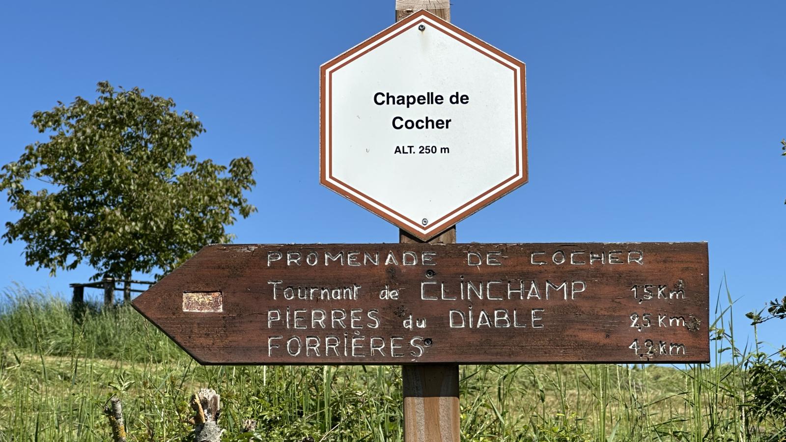 Chateau Vallez - Gebieden zomer 1km