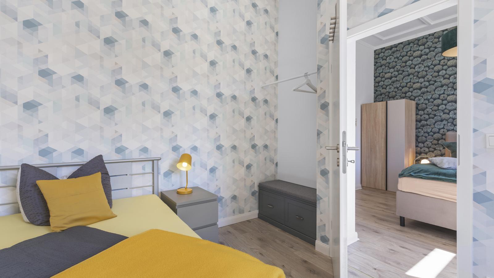 Villa Erika W7 Marianne mit Strandkorb - Slaapkamer