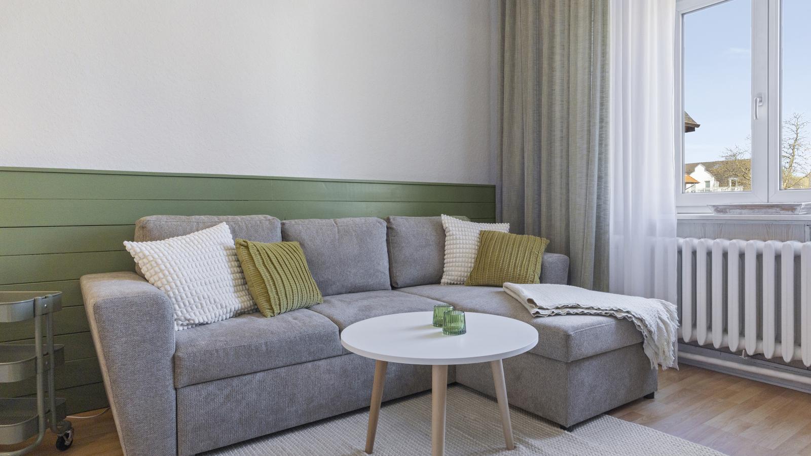 Villa Erika W7 Marianne mit Strandkorb - Woonkamer