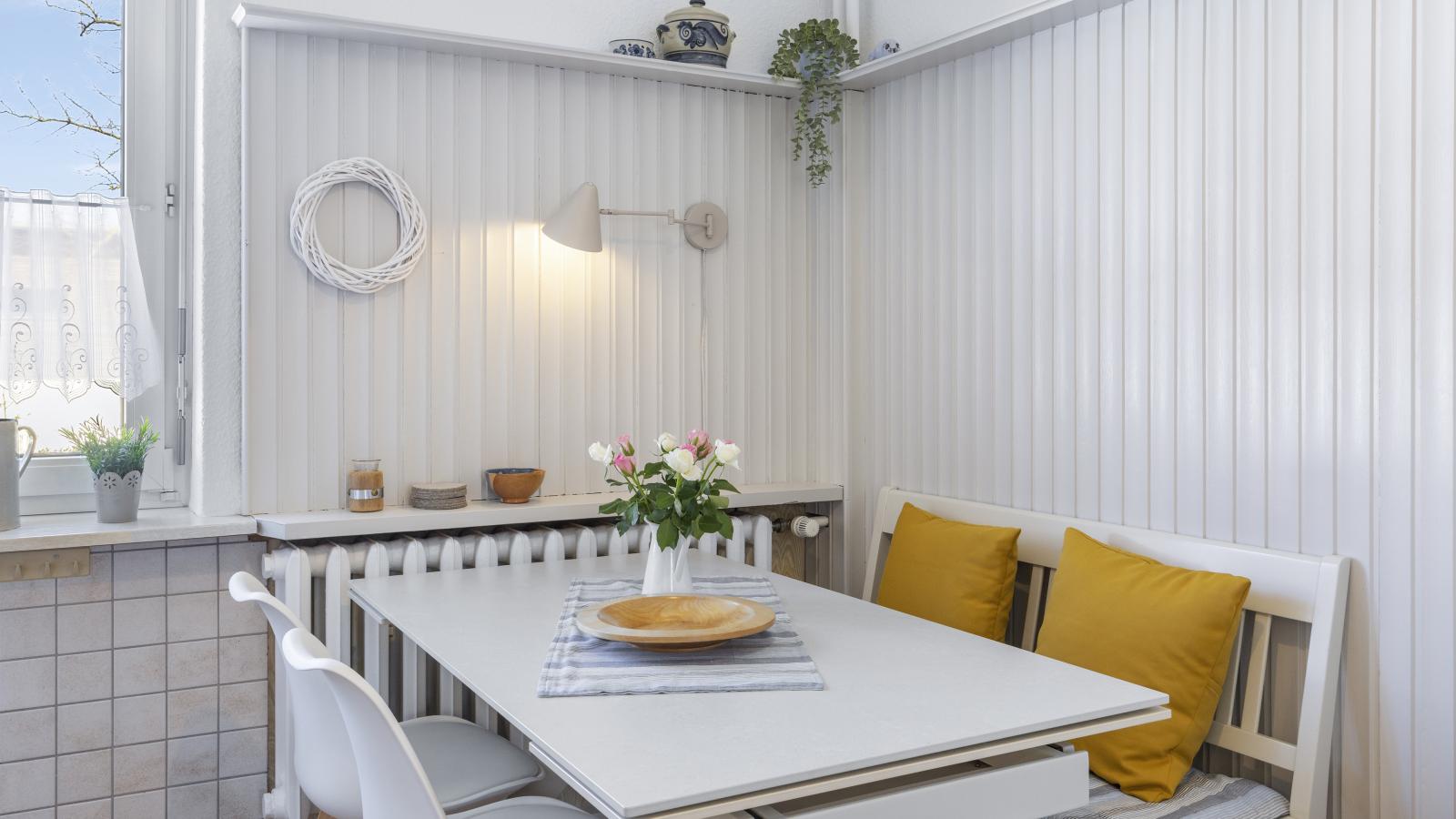 Villa Erika W7 Marianne mit Strandkorb - Eetkamer