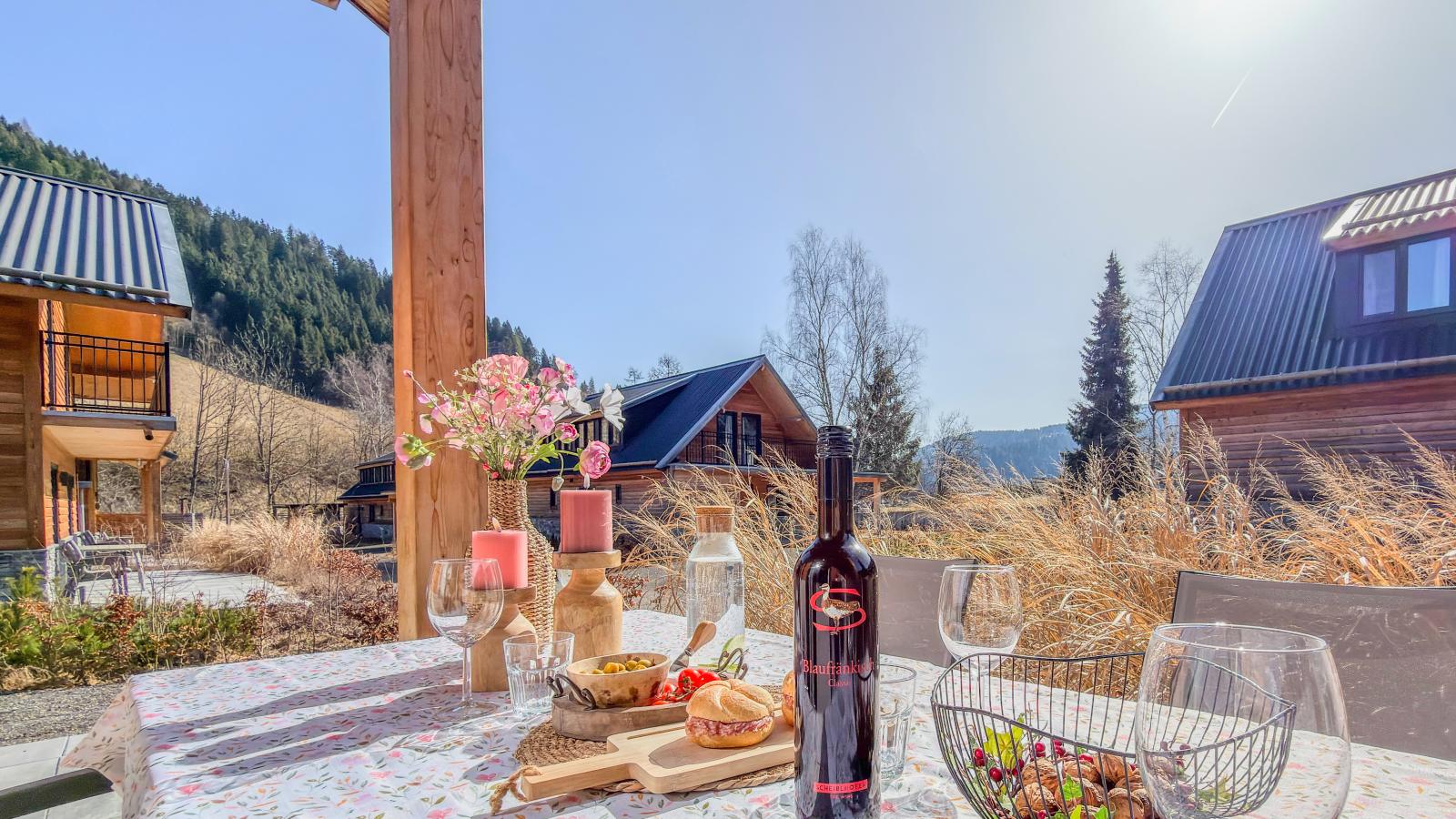 Bergsee Afritz am See - Terrasbalkon