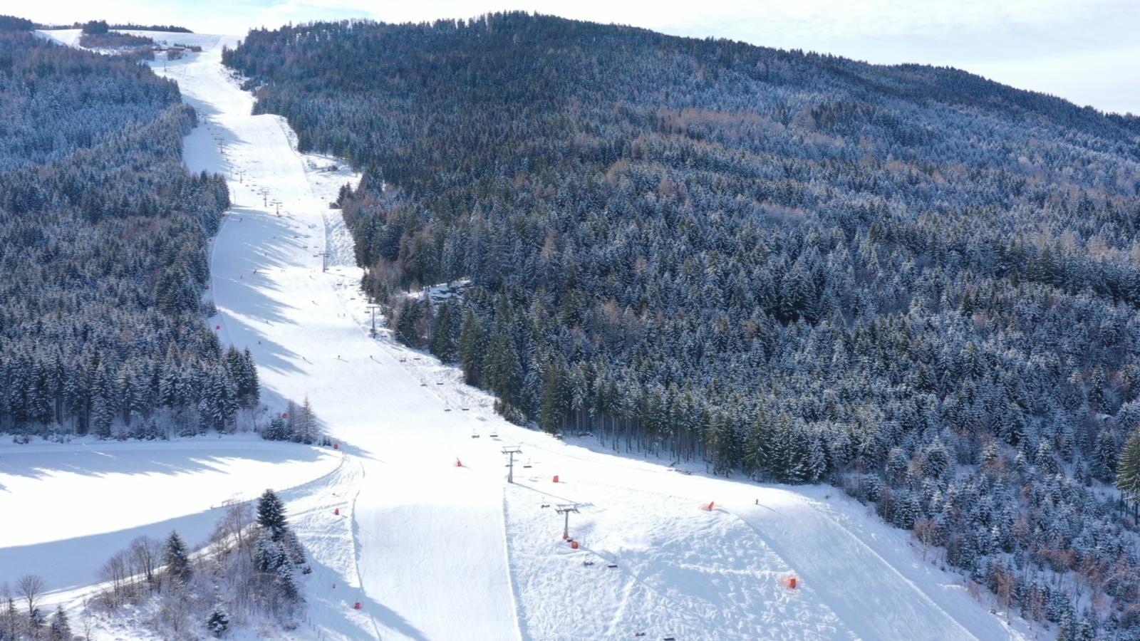 Bergsee Afritz am See - Gebied winter 20km