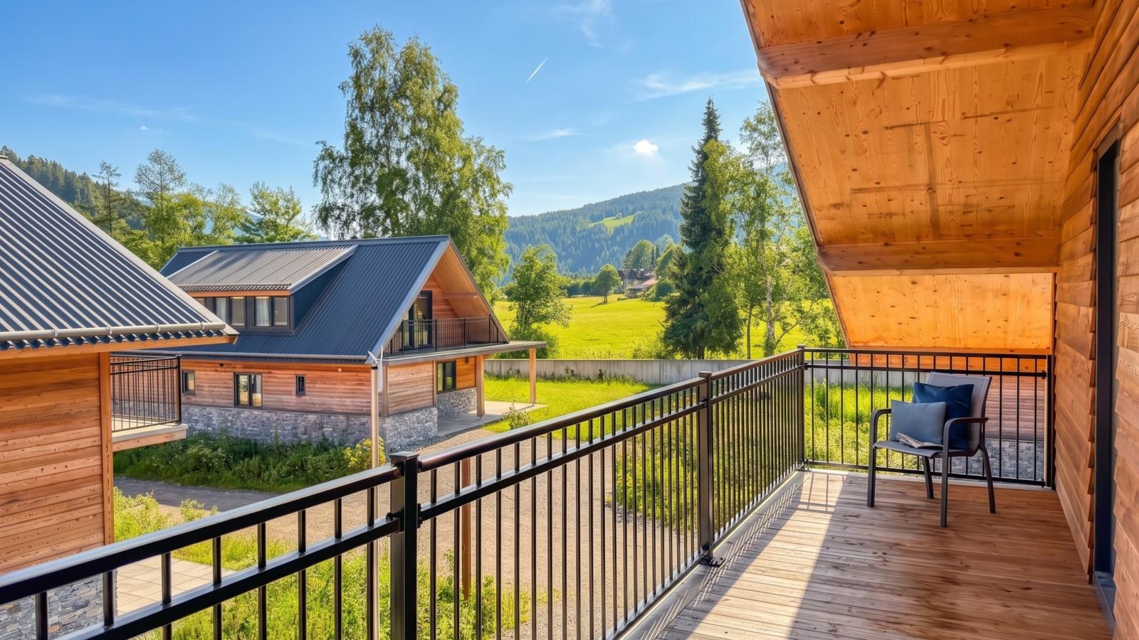 Bergsee Afritz am See - Terrasbalkon