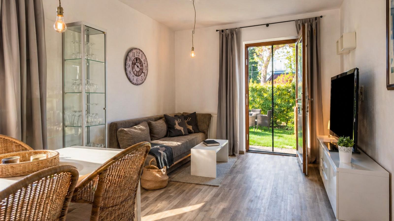 Ferienwohnung Feichten - Woonkamer