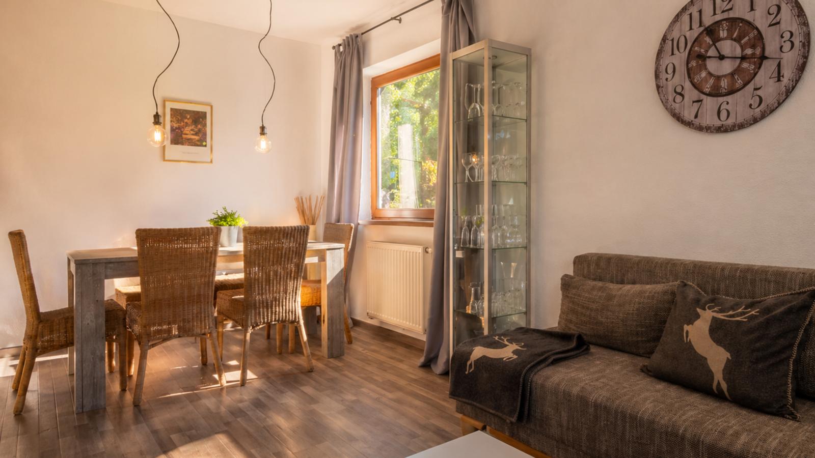 Ferienwohnung Feichten - Woonkamer