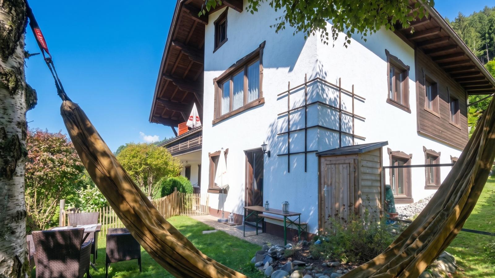 Ferienwohnung Feichten - Buitenkant zomer