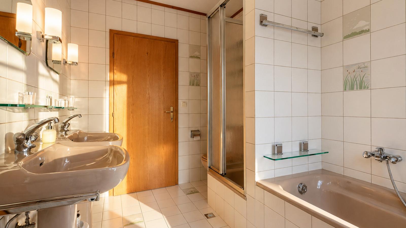 Ferienwohnung Feichten - Badkamer
