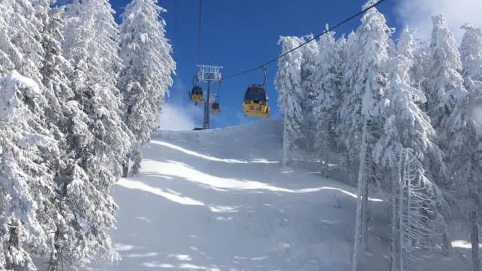 Ski and Bike - Gebied winter 1km