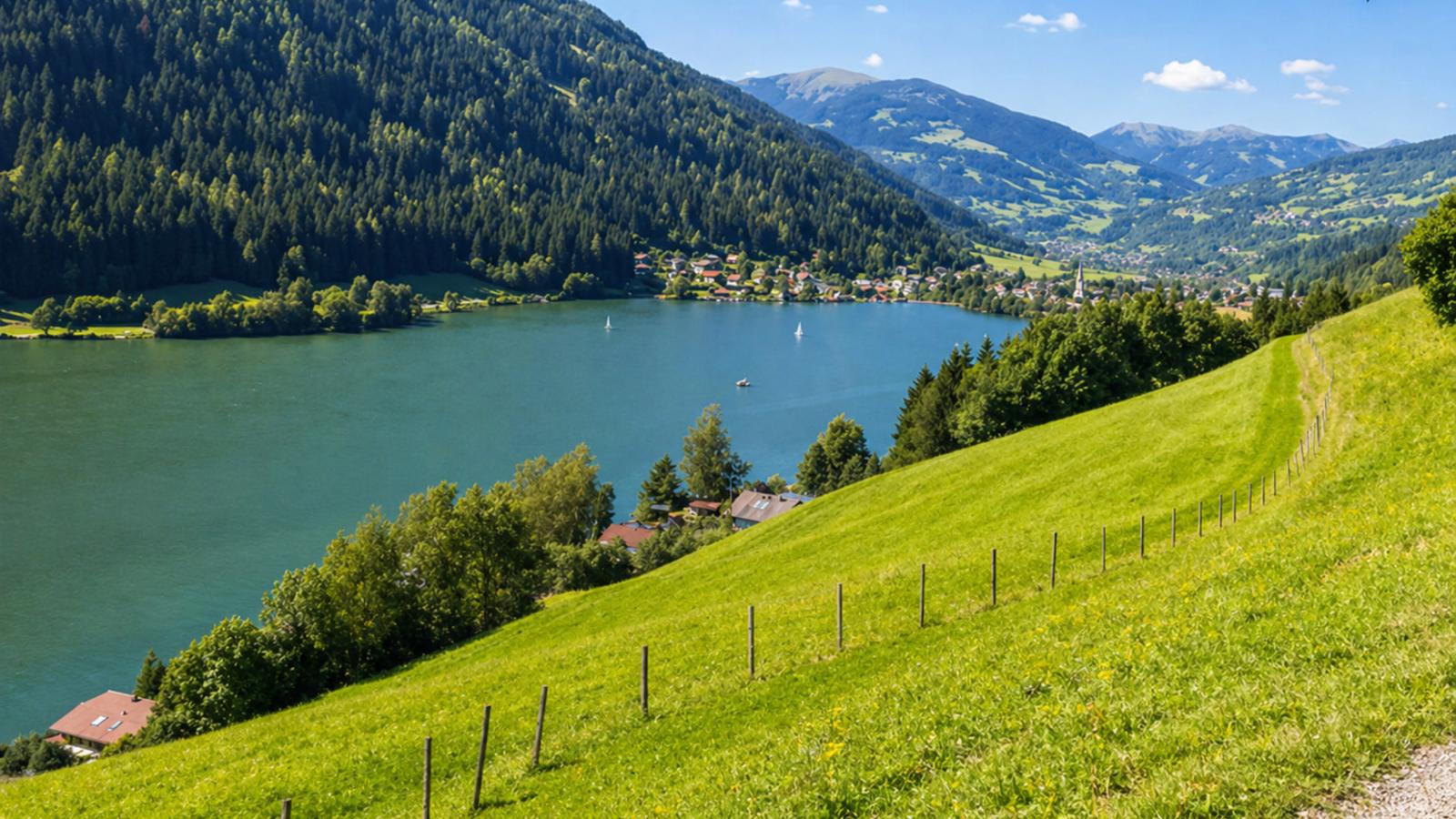 Alpenzeit Afritz am See - Gebiete Sommer 1 km