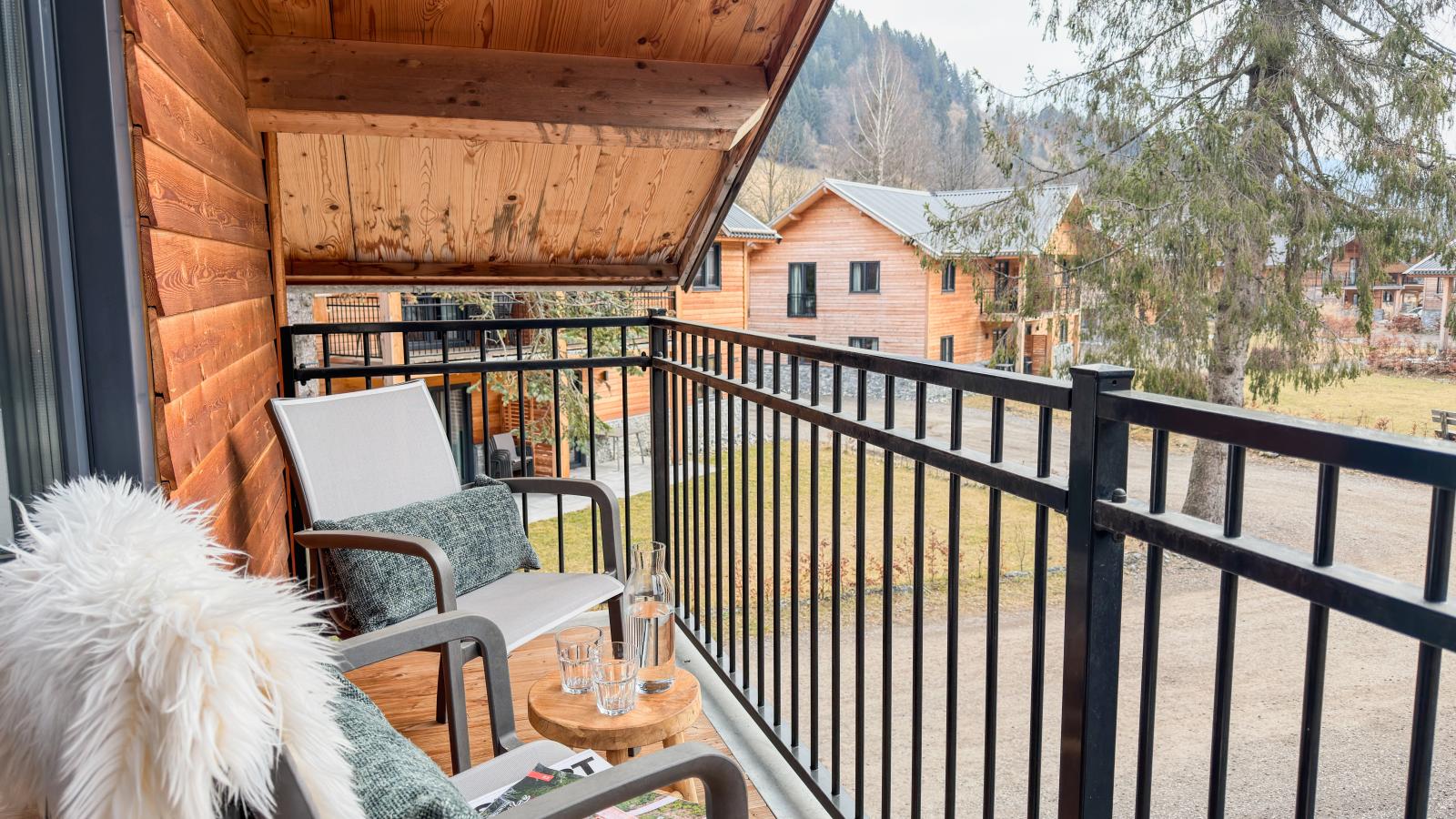 Alpenzeit Afritz am See - Terrasse/Balkon