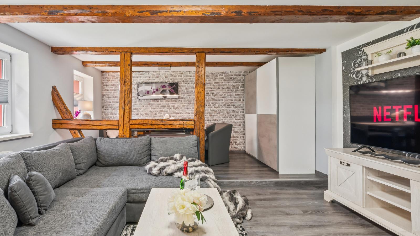 Modern apartments harz II - Wohnzimmer