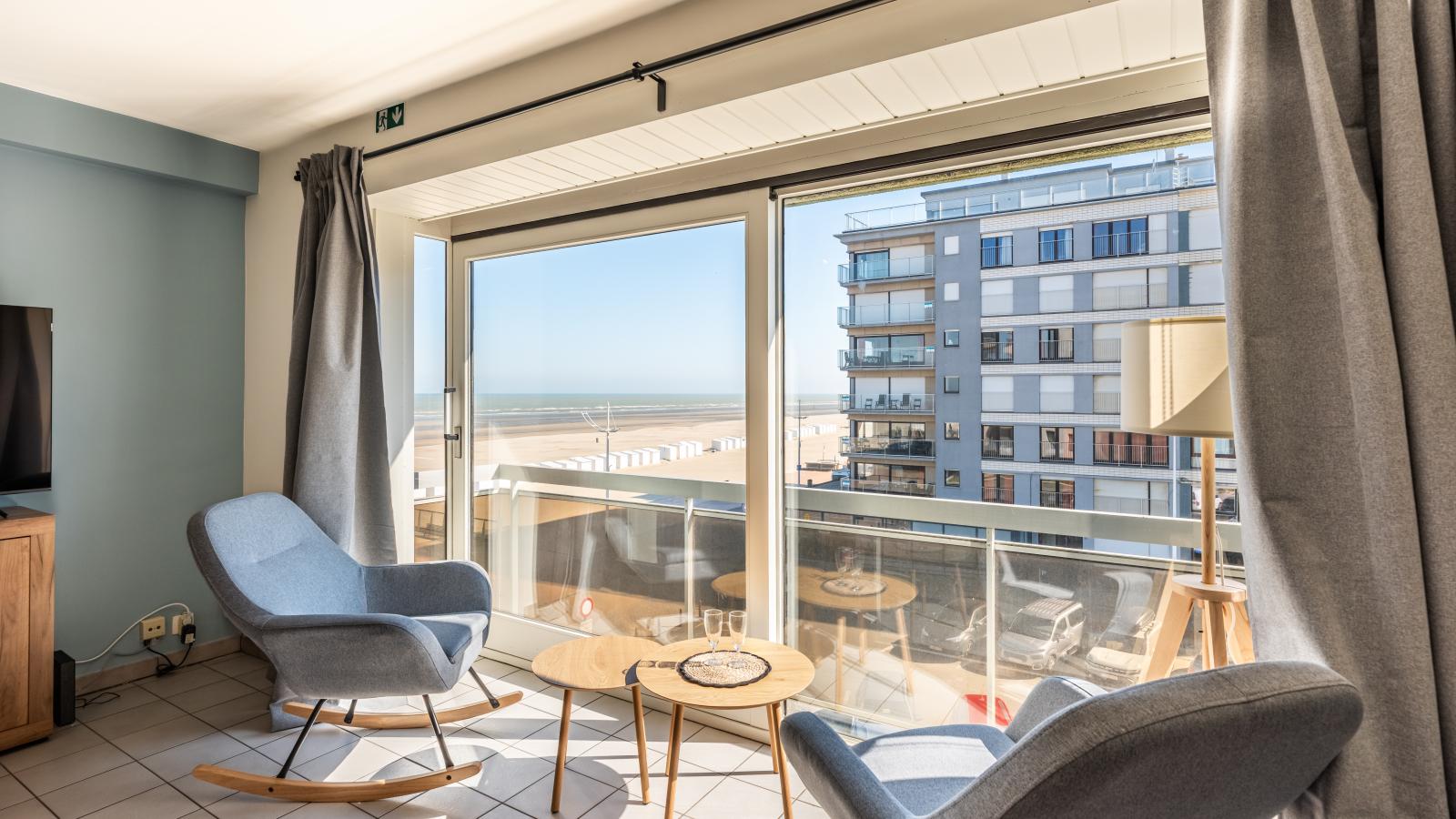 Plage centrale - View in summer
