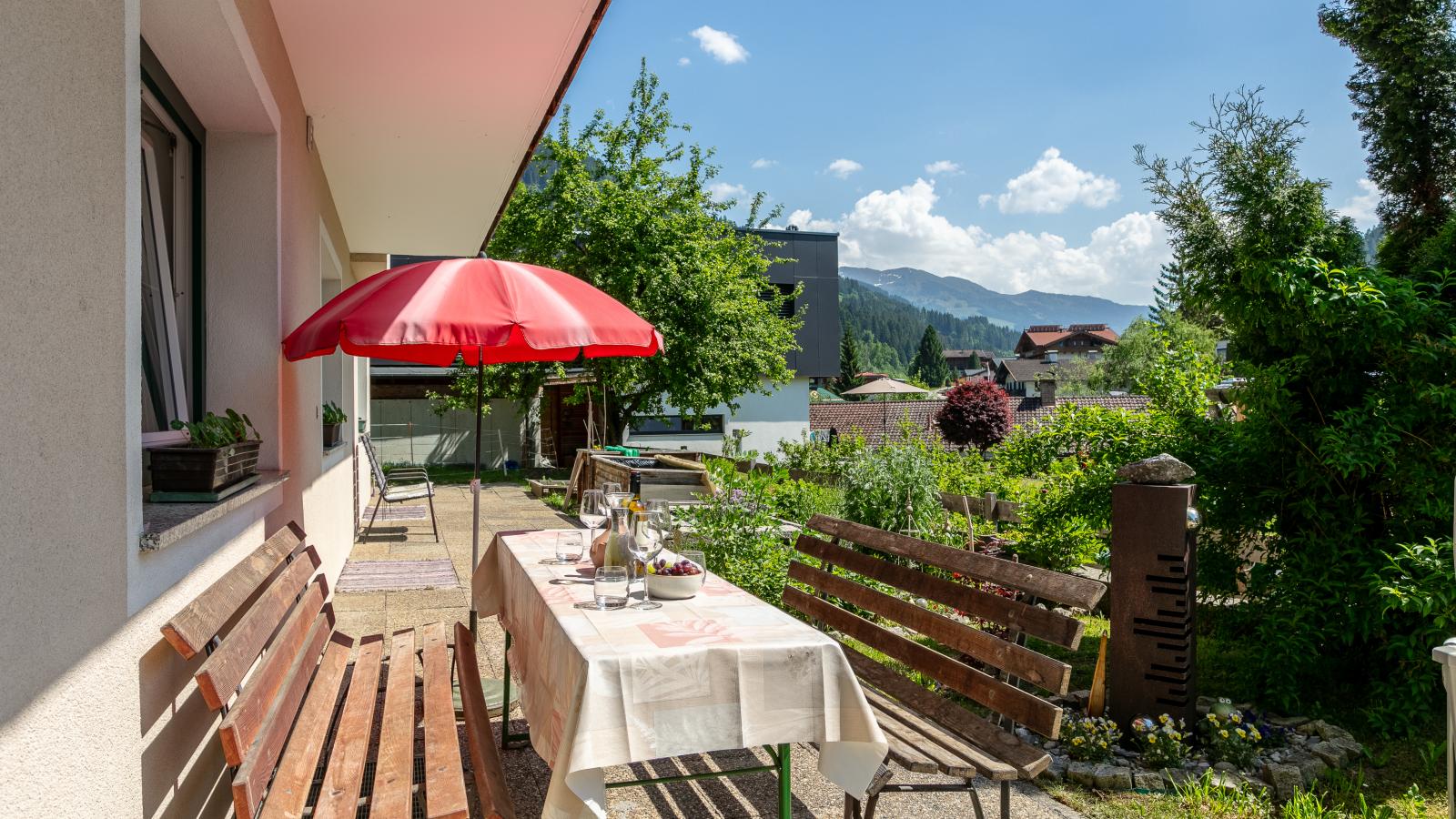 Haus Weißbacher Top 1 - Garten Sommer