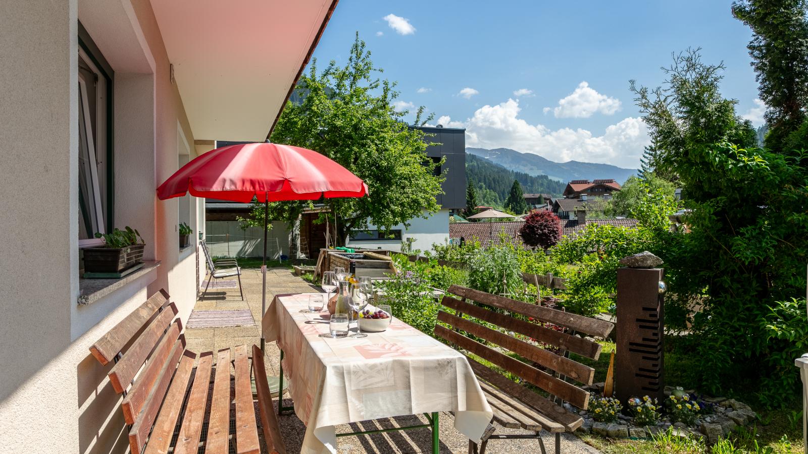 Haus Weißbacher Top 2 - Garten Sommer