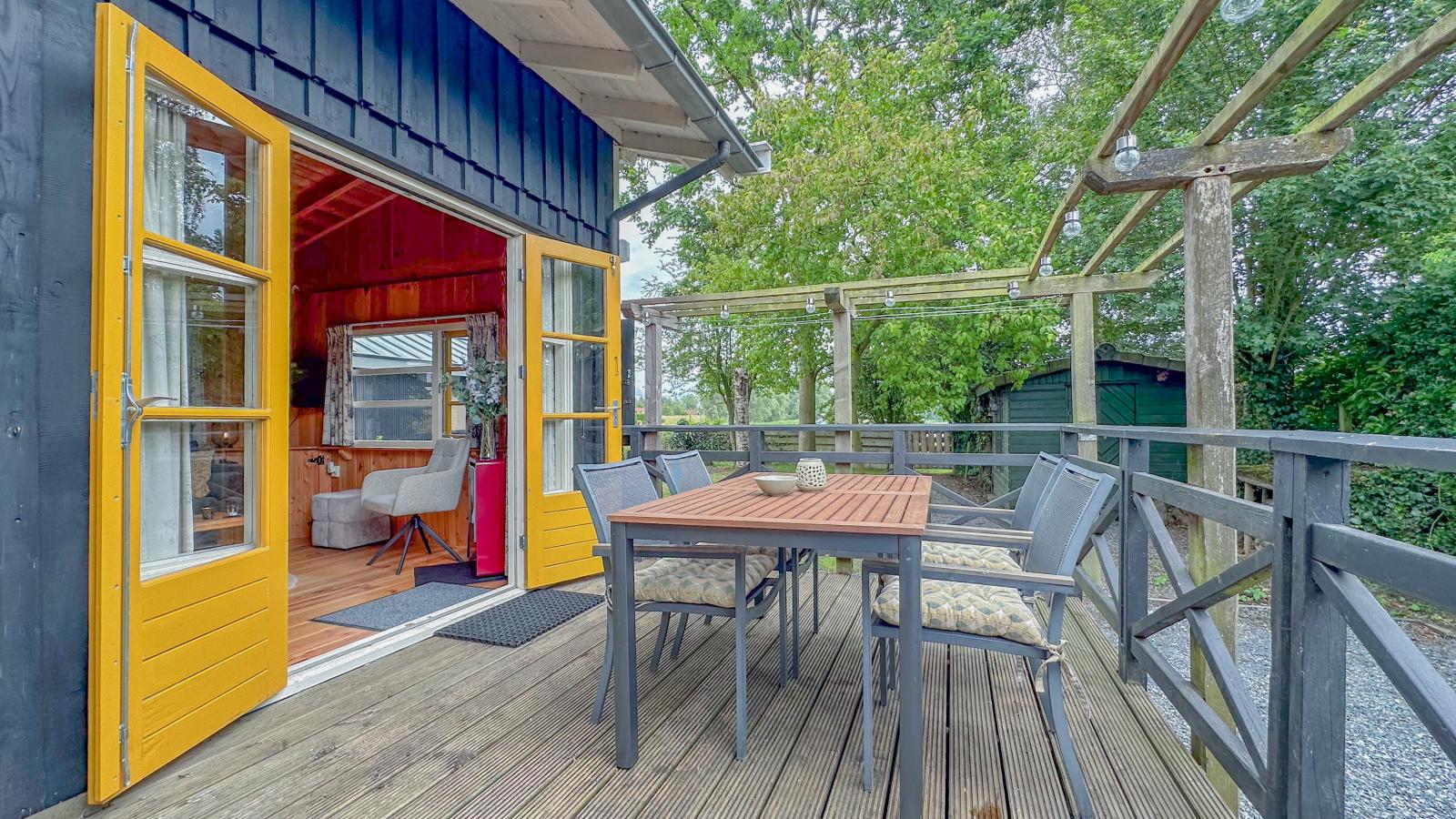 Zwarte Blokhut - Terrasse/Balkon