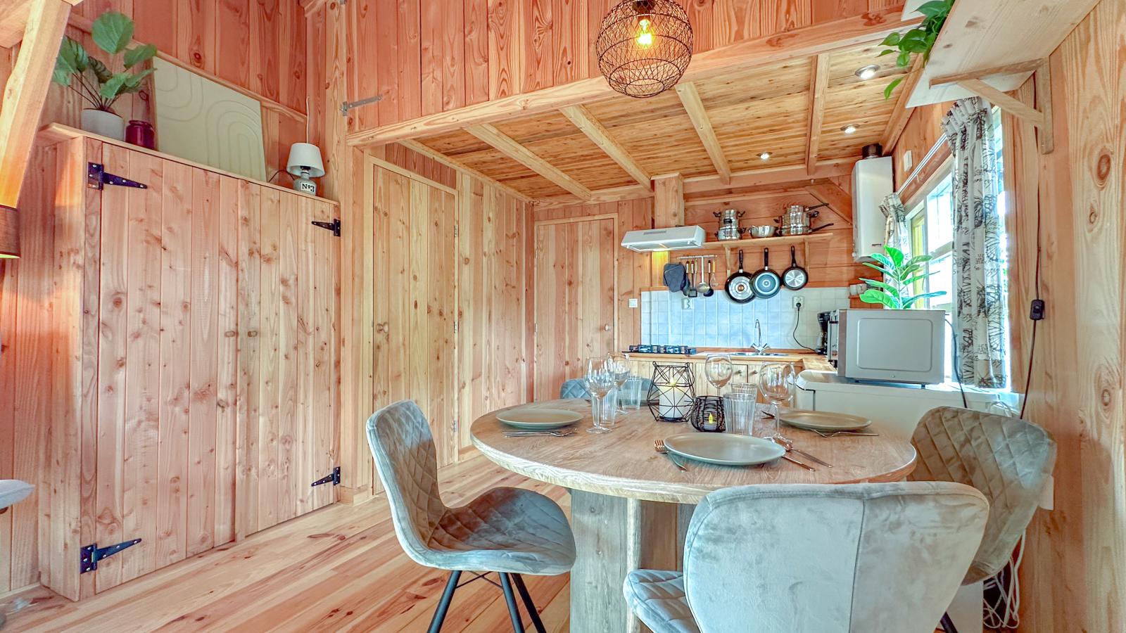 Zwarte Blokhut - Esszimmer