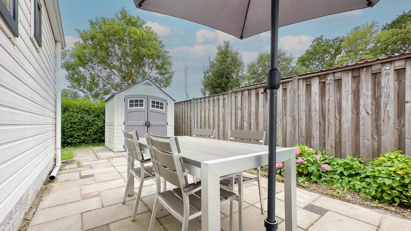 Wit Chalet - Terrasse/Balkon