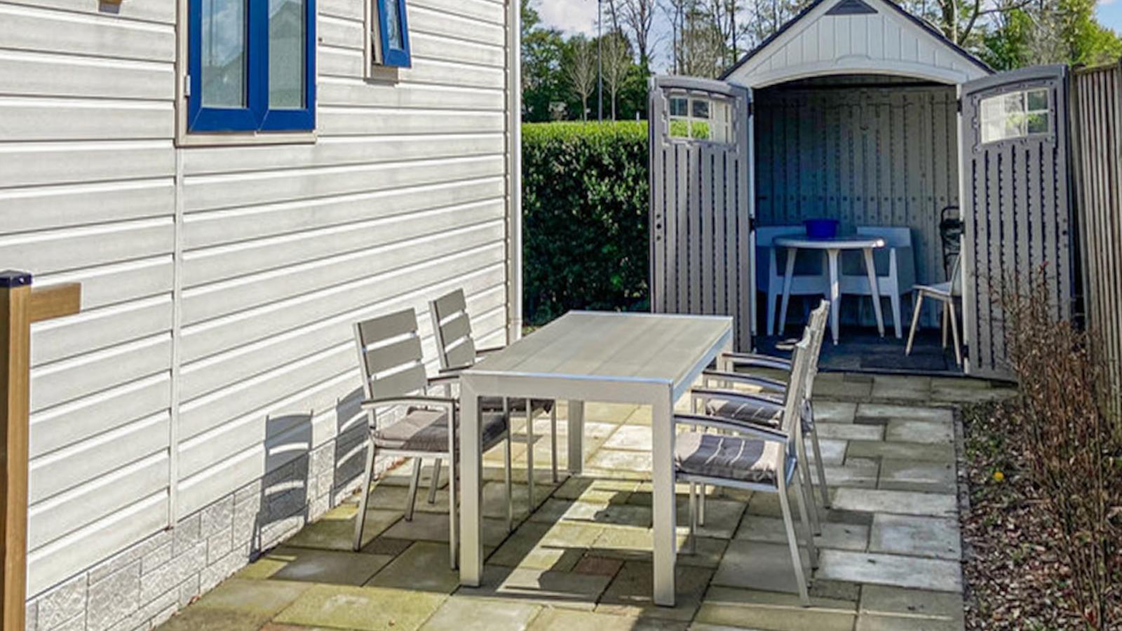 Wit Chalet - Terrasbalkon