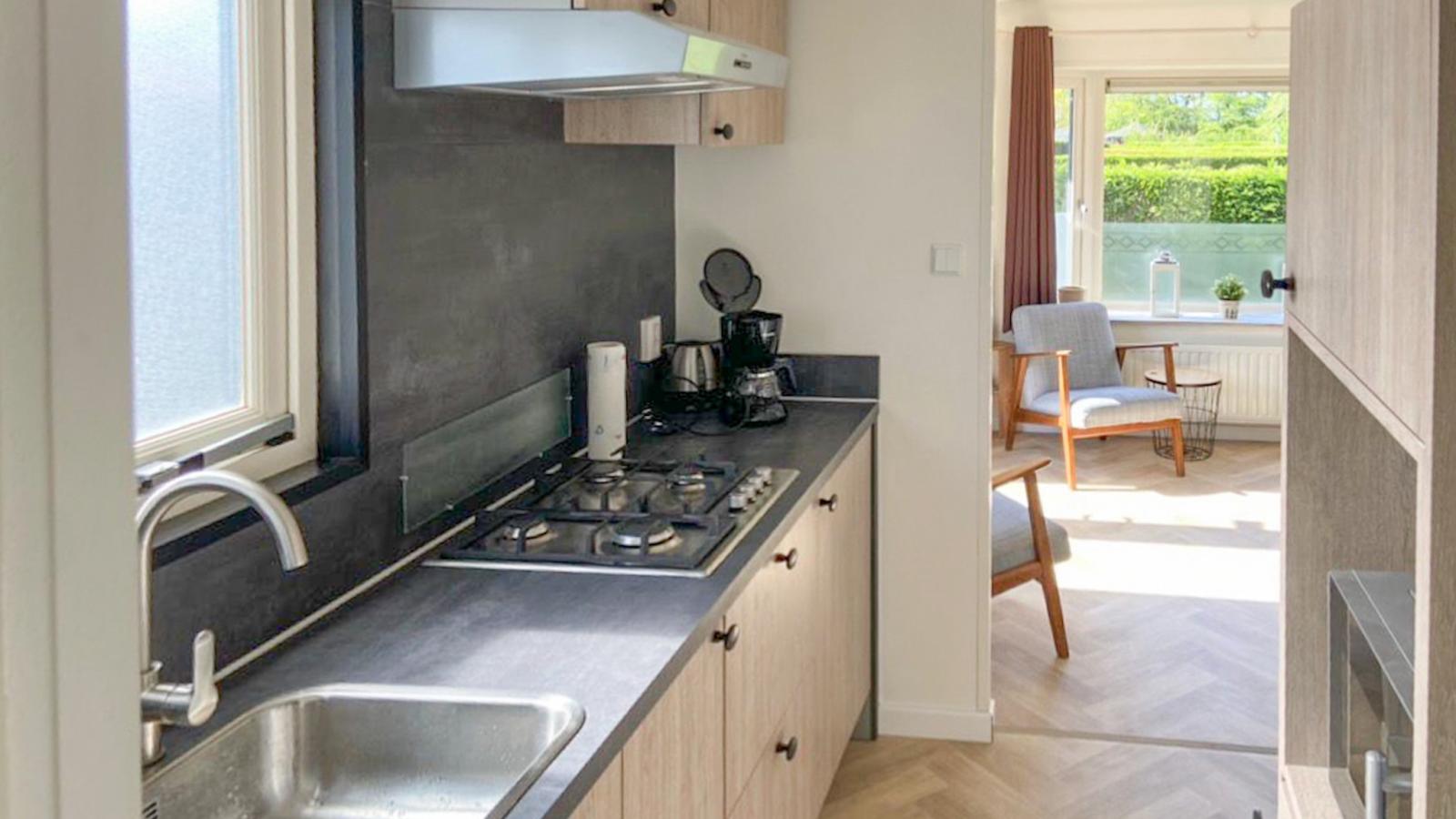 Wit Chalet - Keuken
