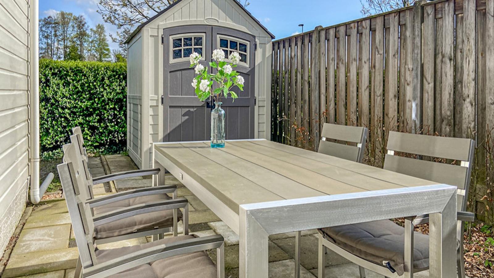 Wit Chalet - Terrasbalkon