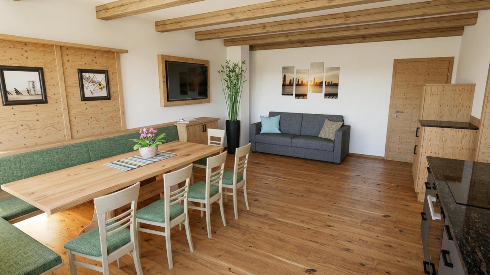 Marschbachhof Top 1und2 - Eetkamer