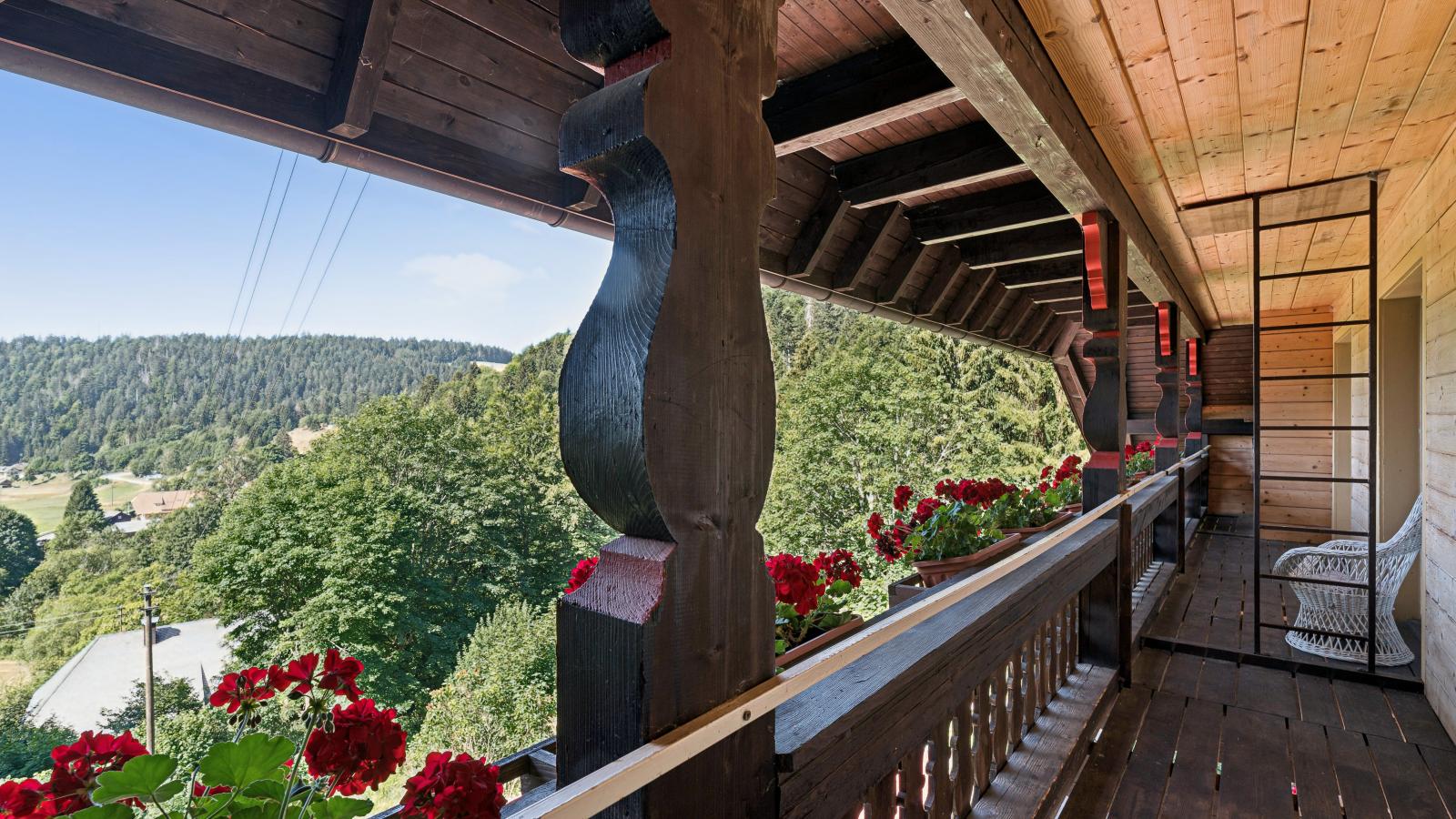 Fichtenhof am Wasserfall - Uitzicht zomer