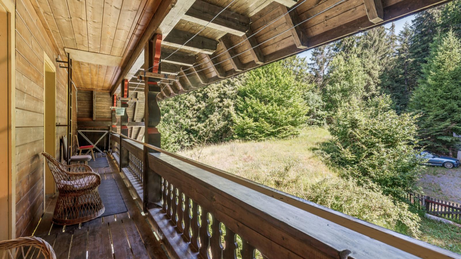 Fichtenhof am Wasserfall - Terrasbalkon