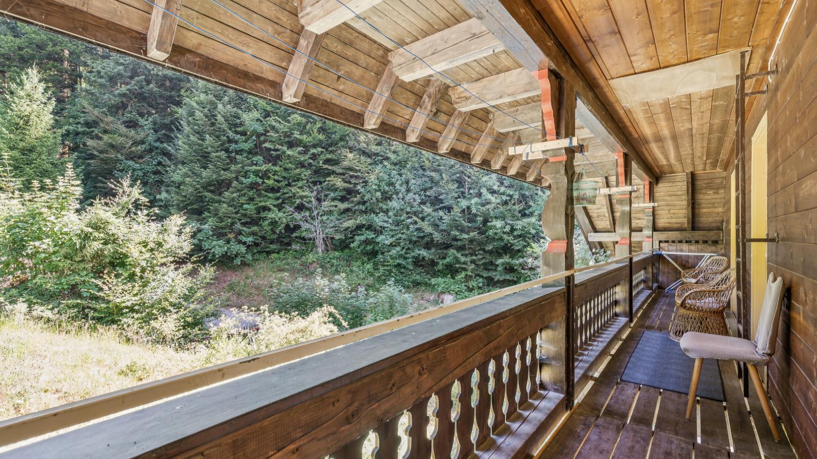 Fichtenhof am Wasserfall - Terrasbalkon