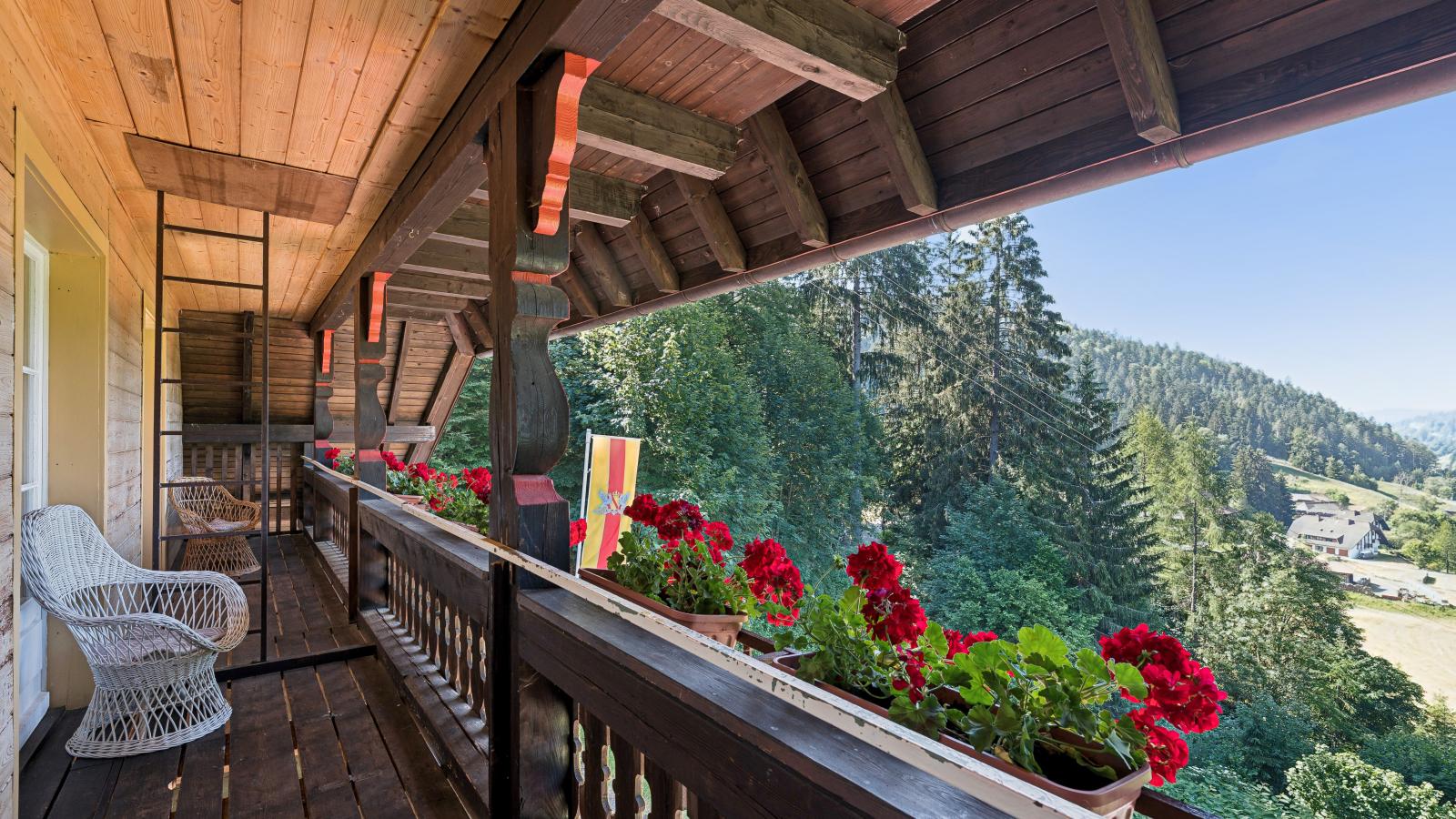 Fichtenhof am Wasserfall - Terrasbalkon